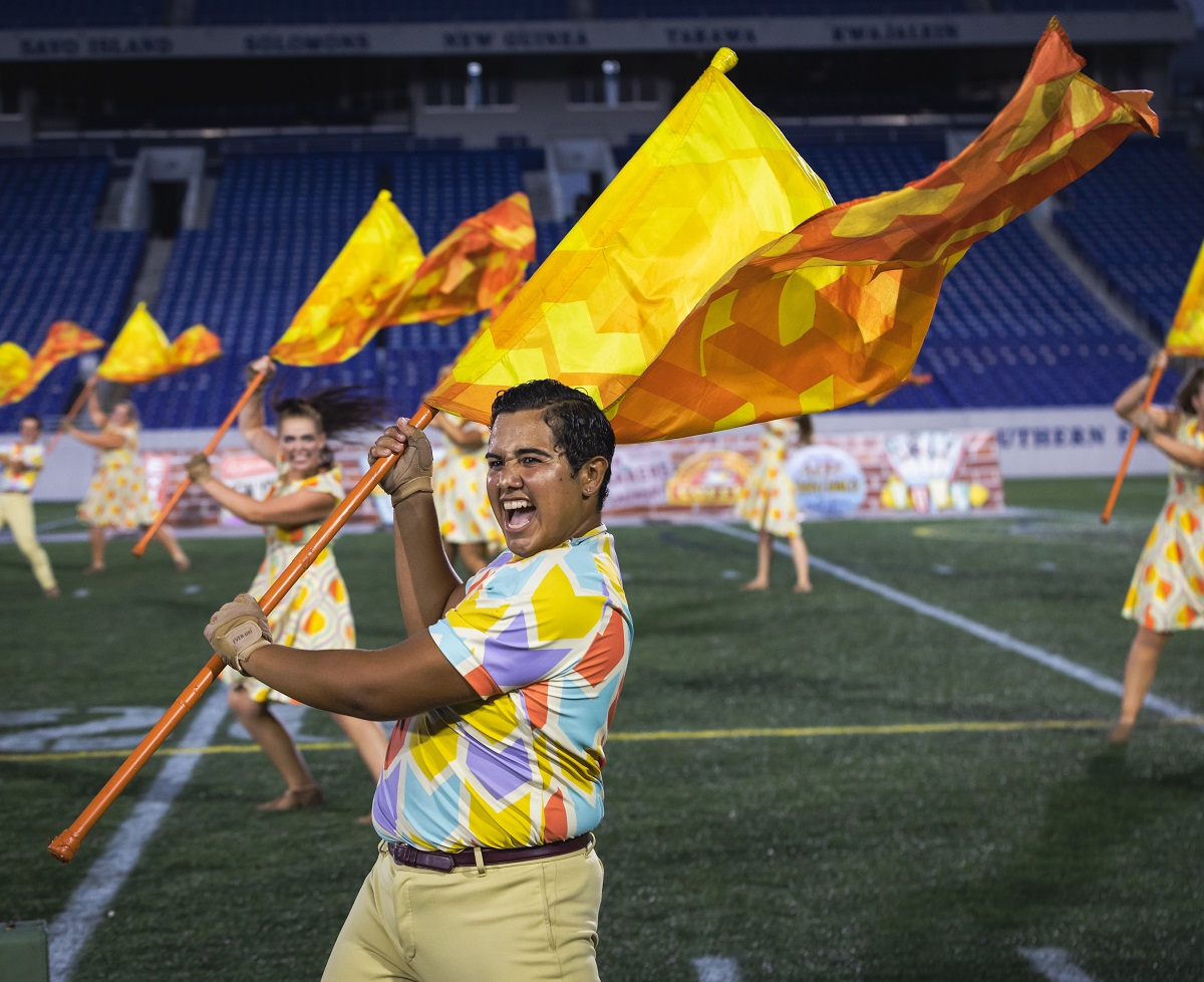 2022 Cadets Color Guard Flag DCI