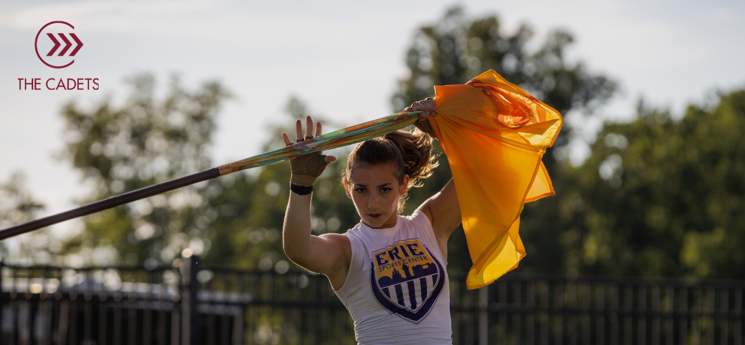 The Cadets Color Guard Flag Erie 2022