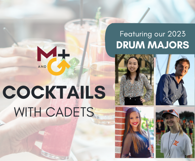 Cocktails with Cadets 2023 Drum Majors